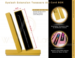 Eyelash Tweezers & Tools Art Card Box
