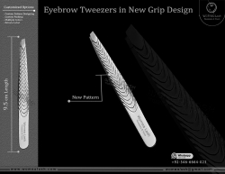 New Grip Design Eyebrows Tweezers.