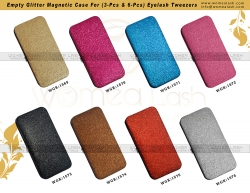 Empty Glitter Magnetic Case For (3-Pcs & 6-Pcs) Eyelash Tweezers