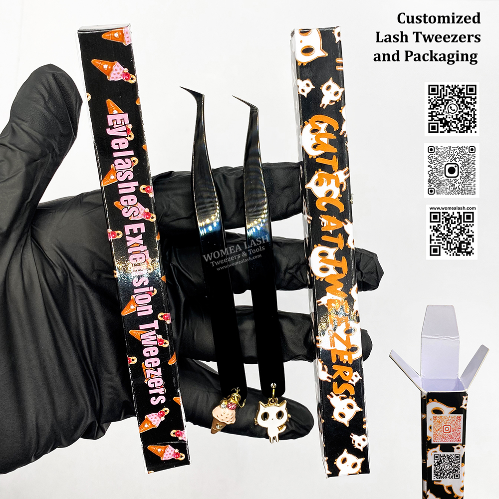 Customized Lash Tweezers & Packaging.