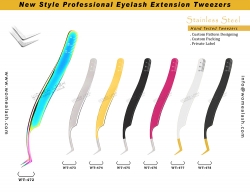 New Style Professional Eyelash Extension Tweezers