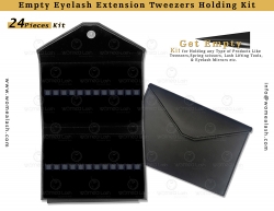 Empty Eyelash Extension Tweezers Holding Kit