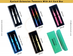 Eyelash Tweezers With Art Card Box